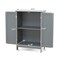 2-Door Freer-Standing Bathroom Storage Organizer Cabinet with Shelf Perfect for Living room or Bedroom